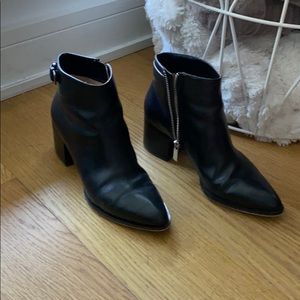 MK leather boots
